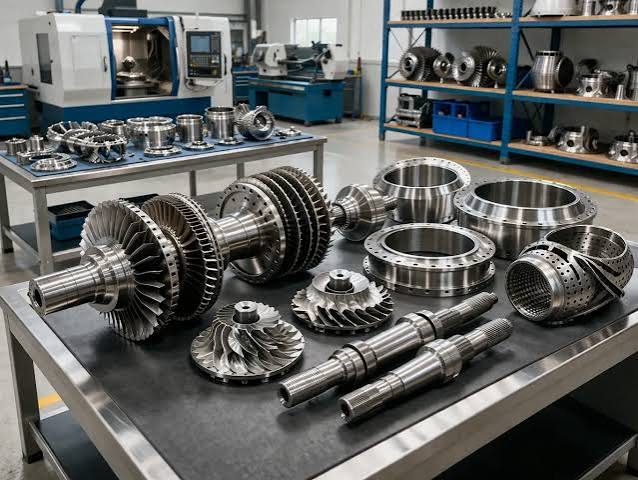 Turbine Shaft and Rotor Assemblies